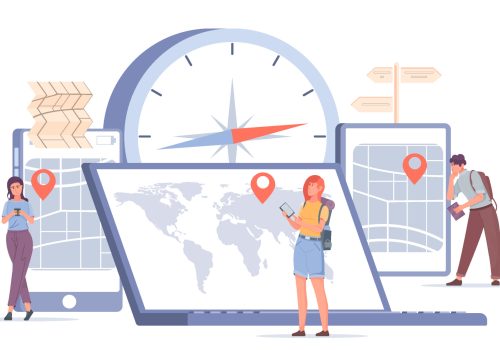 Geolocation flat composition with online maps on various gadgets compass and people using online navigator vector illustration SSUCv3H4sIAAAAAAACA3WRTWvDMAyG/4rROawbu+VeCoNB2XYrO6iO6oo5VrCcdKXkv09OW9gOO1kfr+TXjy+wR2UP7QU4xlFLxsKSoH1qgDoukhkjtI9zA1qwjEpqWss8FgrWXfL7kt2l1qGFLckQCWxo3Fv6yuopRkwko8Lc3GUf5I9JooTzf9LPBjBQ8ud6q12bKRIuJnbW+joVyv3N0cQdyTXEseMawiQeo/Wfq2N7nfS1GjIOR/aZJ8o170i9BbAh8+IXAO4QsTgv/SDKS+HE5egkRU7kehzUYjdhZrPpAnaBii56VHWYOjcsCNyonMJ9LuHEAQ2qm8jX4zfzB7c24Li3ofX2fdnxRqkjUyX3st24g+TesDVQvis8aG4Ur7t05SV5GsqIcdX/odiAfNmPzvP8A8ksQ+XvAQAA